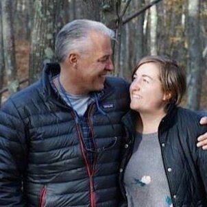 Here is Sarah pictured with her wonderful father, Jack Nichols, who is of course also the father of Sarah’s identical twin sister, Emily, who died at age three weeks.